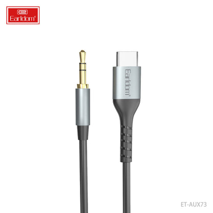 EARLDOM Type-C to 3.5mm Headphone Jack AUX Cable (AUX73)
