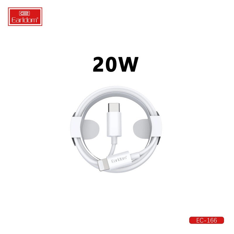 EARLDOM PD 20W Fast Charging Cable Lightning to Type-C (EC166i)