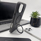 Iphone 16 & 15 Series Carbon Fibre Case with Magnetic Magsafe Ring Stand