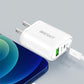 ONESAM Home Fast Charger 20W Dual Port (OS-C28)