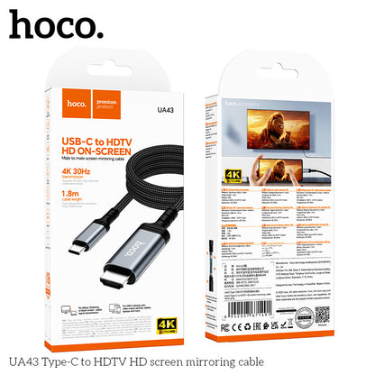 HOCO USB-C to HDMI HDTV Screen Mirroring Cable (UA43)