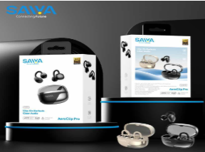 SAIYA Aeroclip Wireless Bluetooth Clip-On Earphones