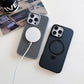 Iphone 16 & 15 Series Carbon Fibre Case with Magnetic Magsafe Ring Stand