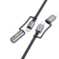 HOCO All-in-one Magnetic Charging Cable (Lightning, Type-C and Lighter) (U138)