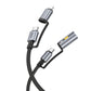 HOCO All-in-one Magnetic Charging Cable (Lightning, Type-C and Lighter) (U138)