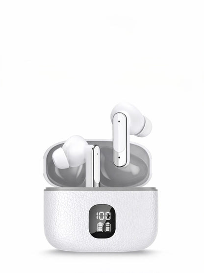 KIN Leather Textured Luxurious Wireless Bluetooth Headset (KL-66)