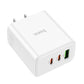 HOCO C126 Pure Power 40W 3-Port (2C1A) Fast Wall Charger