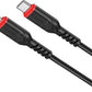HOCO 20W USB-C to Lightning 2M Anti-Bending Charging Cable (X59)