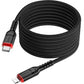 HOCO 20W USB-C to Lightning 2M Anti-Bending Charging Cable (X59)