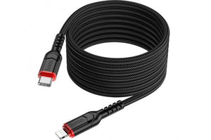 HOCO 20W USB-C to Lightning 2M Anti-Bending Charging Cable (X59)
