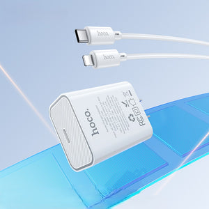 HOCO USB-C 20W Charging Block & Cable Set (C143-CI)