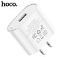 HOCO 10.5W Single USB-A Port Charger (C109)