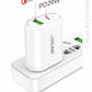 ONESAM Home 20W Dual Port Fast Charger with Charging Cable (OS-C28)