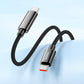 HOCO Benefit 100W 1M Type-C to Type-C PD Charging Cable with Digital Display (U125CC)