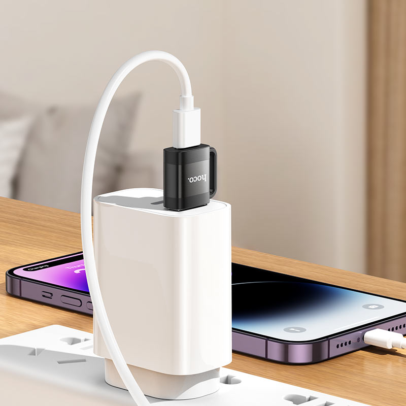 Hoco Female Usb To Iphone HOCO USB-A Male To USB-C Female OTG