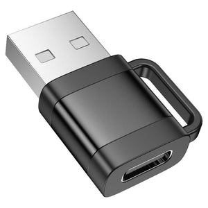 HOCO USB-A Male to USB-C Female OTG Adapter (UA31D)