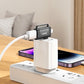 HOCO Lightning (male) & USB-C (male) to USB-A female OTG 2-in-1 adapter (UA31F)