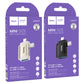 HOCO Lightning (male) & USB-C (male) to USB-A female OTG 2-in-1 adapter (UA31F)