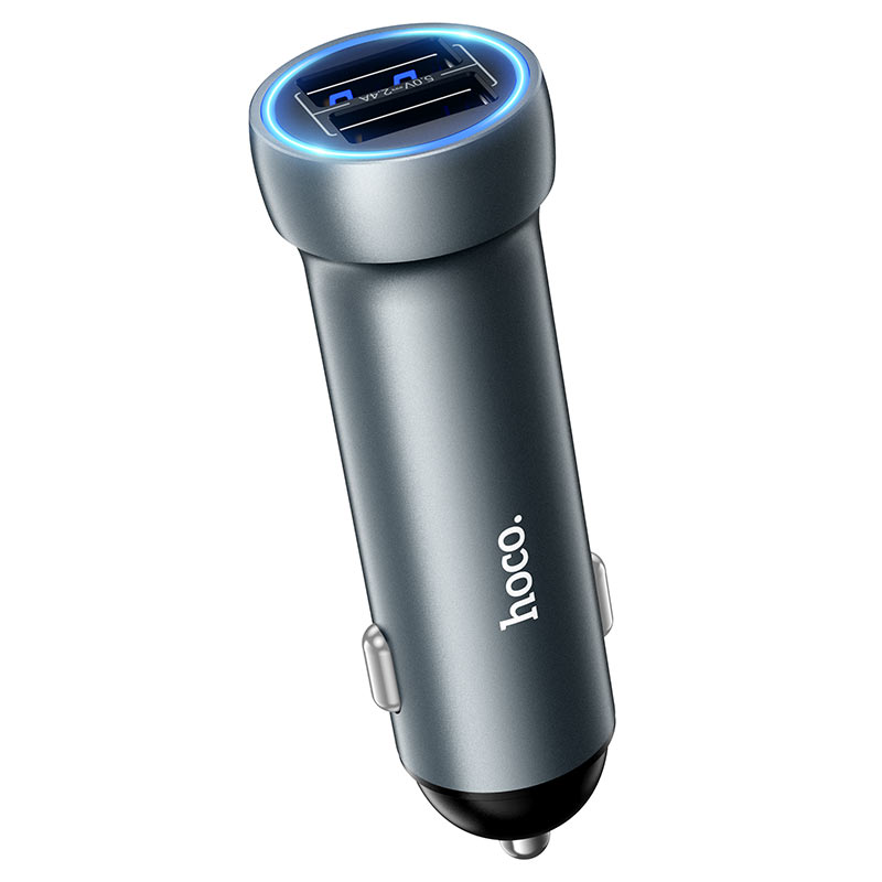 HOCO Prosperous Dual-Port 15.5W Fast Car Charger (Z54)