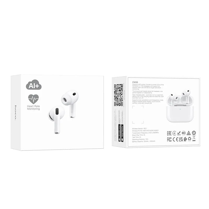 HOCO Intelligent AI Wireless Bluetooth ANC Headset (EW98)