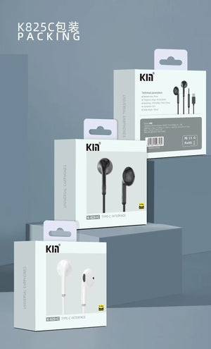 KIN Wired Earphones with Type-C Pin (K-825C)