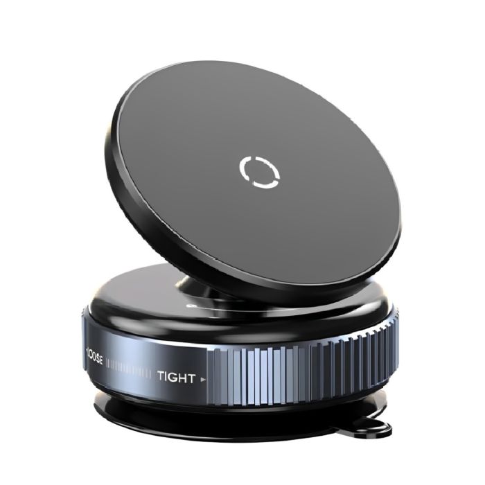 Magnetic Phone Bracket with Rotating Vacuum Suction (K009)