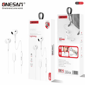 ONESAM Lightning Earphones with Volume Control & Mic (OS-X11)