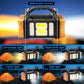 Solar Handheld Flashlight with COB Sidelight, High Bright 8 Modes Spotlight with USB Cable, Rechargeable Portable LED Searchlight for Outdoor Hunting Boating Camping Emergencies (HB2678)